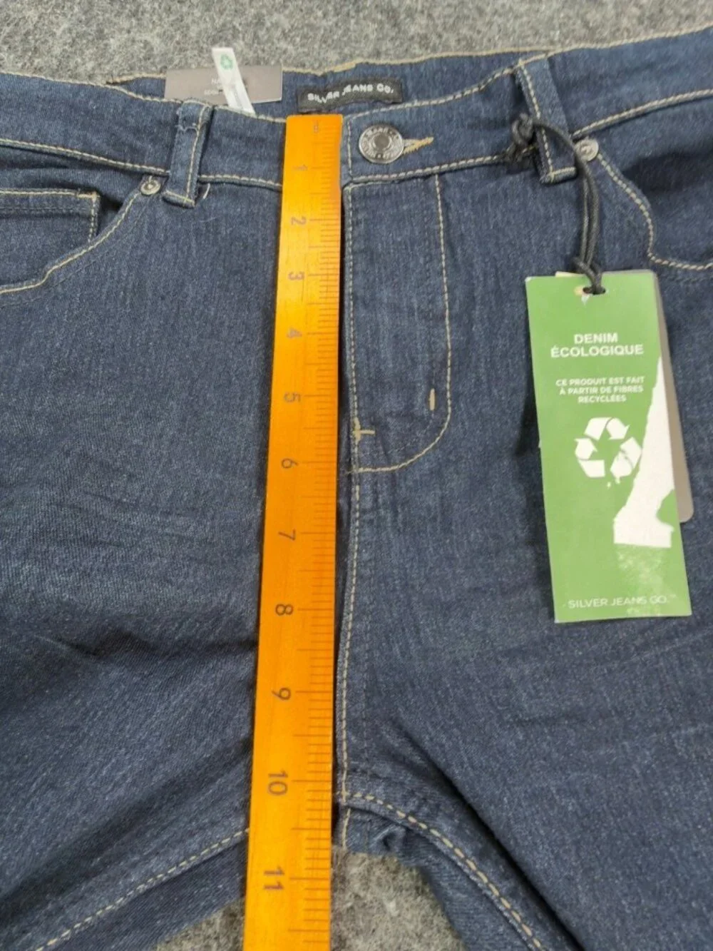 Silver Jeans Nathan Skinny Boys 16 Dark Wash Stretch Denim NWT Eco Fit